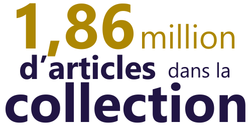 1,86 million d’articles dans la collection