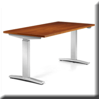 Image of height-adjustable table