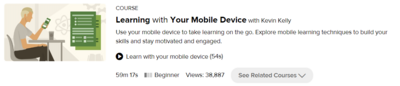 Learning with Your Mobile Device with Kevin Kelly Screenshot
